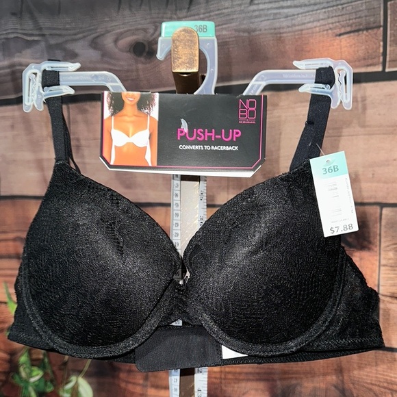 No Boundaries Black Push-Up Bra - Picture 1 of 1